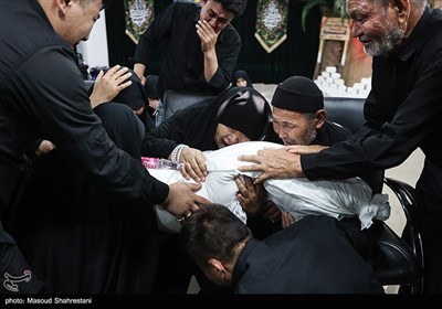 مراسم وداع با شهید مدافع حرم محمد جعفری