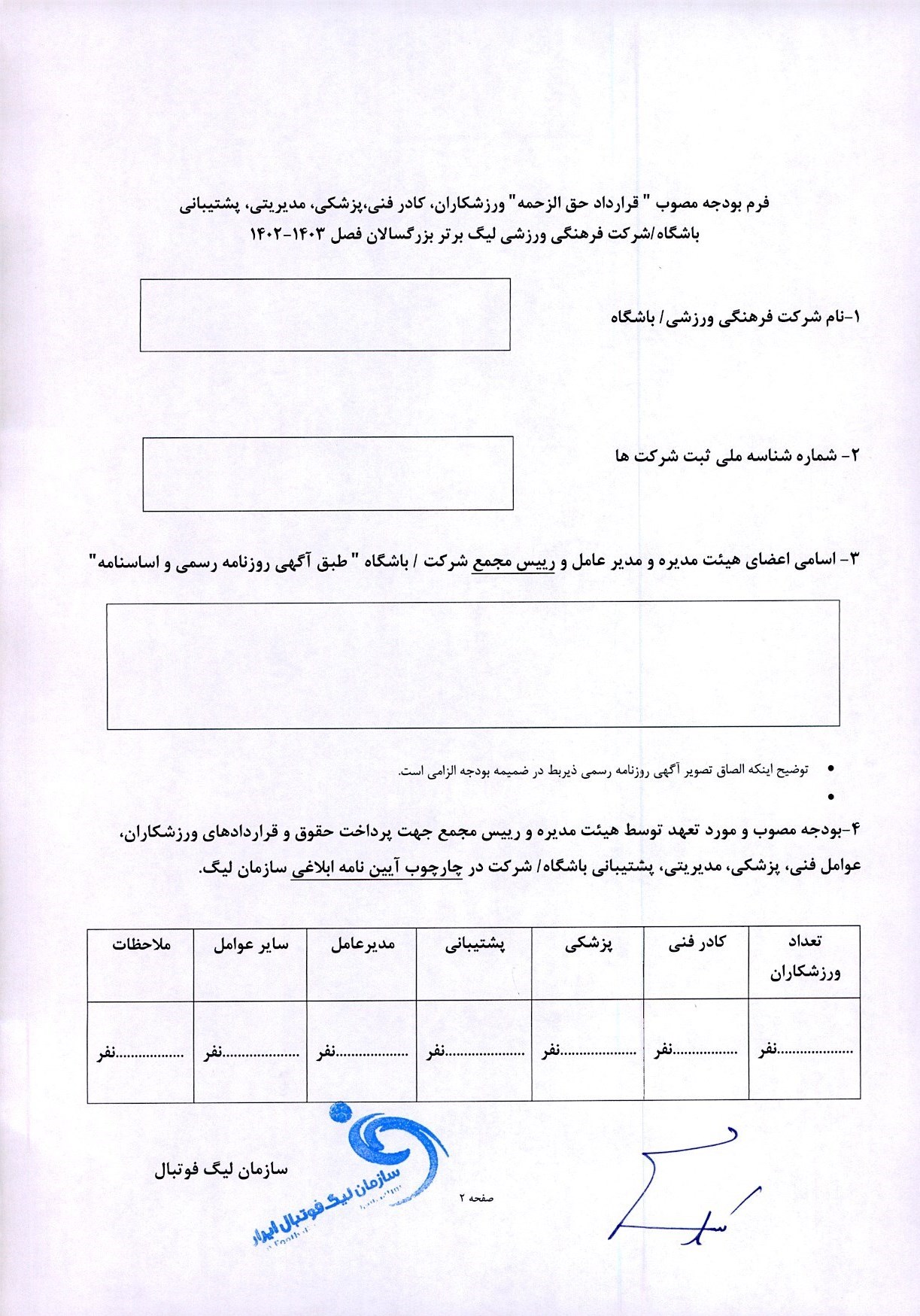 سازمان لیگ فوتبال ایران , 