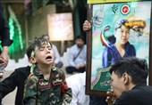 وداع با پیکر شهید محمد جعفری در معراج شهدا + گزارش تصویری