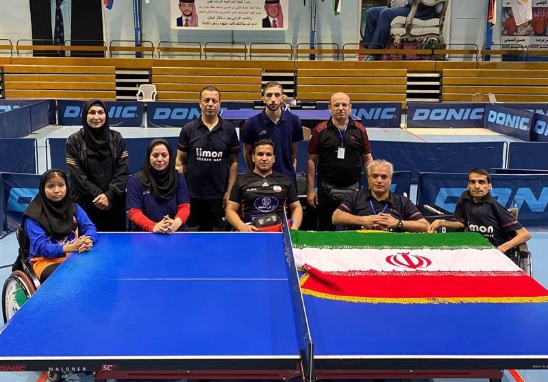 پاراتنیس روى میز جهانى| تیم ایران با 6 مدال به کار خود پایان داد