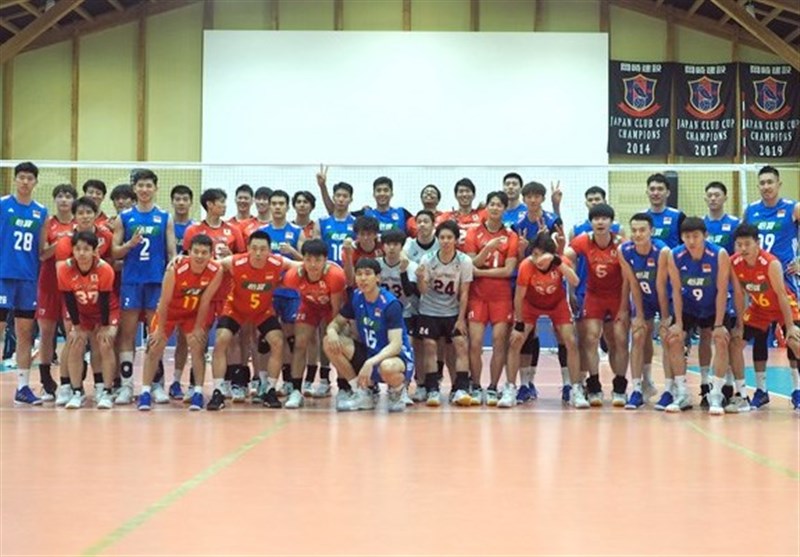 تیم ملی B والیبال ژاپن در راه بازی‌های آسیایی