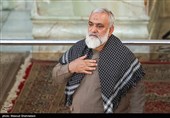 سردار محمدرضا نقدی در مراسم سی و چهارمین سالگرد ارتحال امام خمینی (ره)
