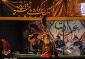 مجلس تعزیه طارق بن کثیر در دهمین سوگواره ملی تعزیه ده زیار ‌+ تصاویر‌