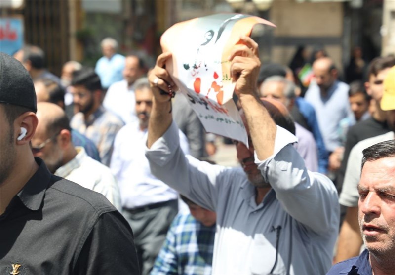 راهپیمایی باشکوه مردم پیشوا از مبدأ قیام 15 خرداد‌/ کفن‌پوشان راهی ورامین شدند + تصاویر