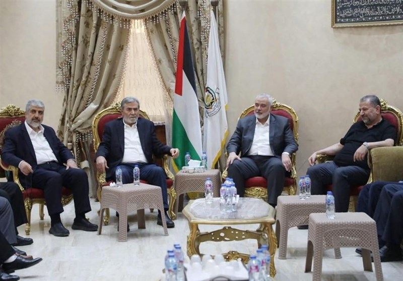 نشست مشترک رهبران حماس و جهاد اسلامی فلسطین در قاهره