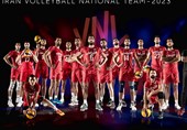 رونمایی از پوستر تیم ملی والیبال ایران در لیگ ملت‌های والیبال 2023