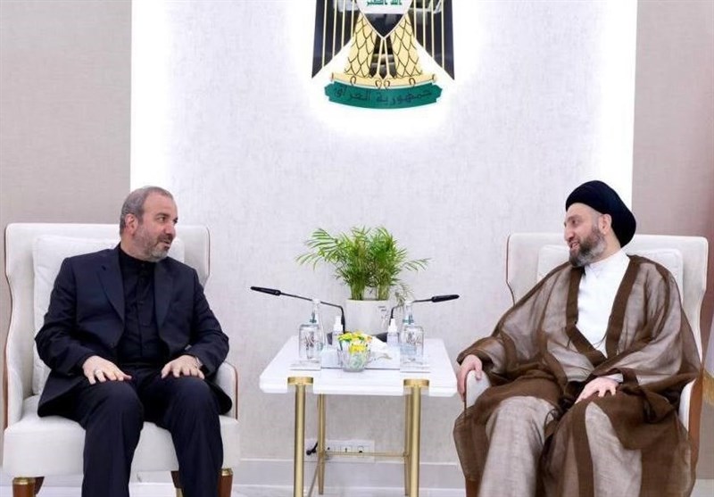 رایزنی حکیم و سفیر ایران در بغداد/ استقبال از احیای روابط دیپلماتیک ایران و عربستان