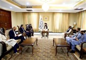 دیدار رئیس دفتر نخست وزیر حکومت افغانستان با رئیس بخش سیاسی یوناما و نماینده بانک جهانی
