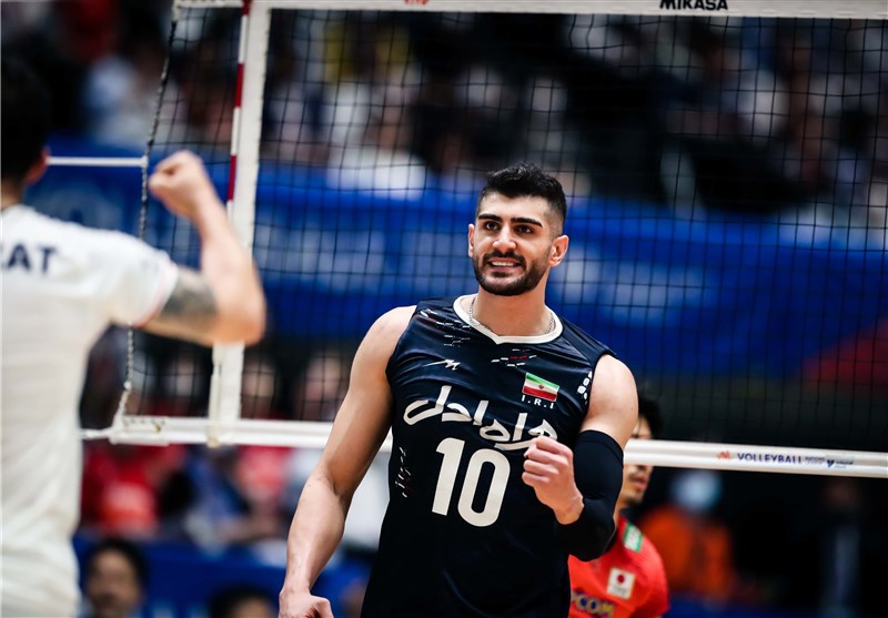 لیگ ملت‌‌های والیبال| اسماعیل‌نژاد، امتیازآورترین بازیکن ایران مقابل ژاپن