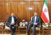 دیدار سفیر جدید ایران در امارات با امیرعبداللهیان