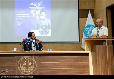 علی بهادری جهرمی سخنگوی دولت در پرسش و پاسخ دانشجویی دانشگاه تهران