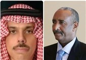 گفت‌وگوی ژنرال البرهان با وزیر خارجه عربستان درباره تحولات سودان