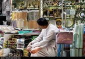 خلوتی بازارهای اطراف حرم در مدینه