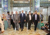 امیر عبداللهیان به زیارت حرم حضرت معصومه(س) رفت + تصاویر