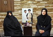 اهدای مدال بانوی مدال‌آور کشتی آلیش به شهید طهرانی مقدم+تصاویر