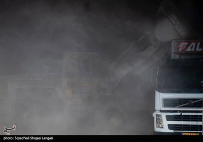 انتقال ذرت های آلوده بندر امیر آبّاد - مازندران