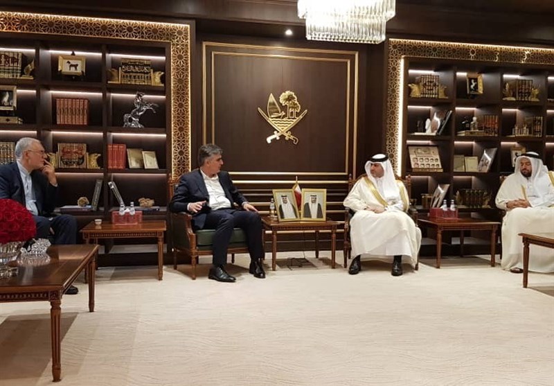 دیدار رئیس بانک مرکزی ایران با همتای قطری خود