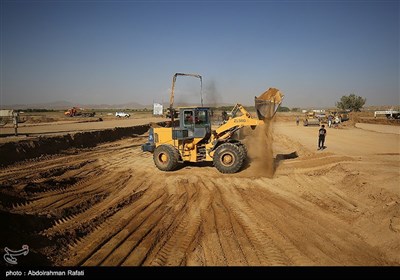 آیین شروع عملیات اجرای پروژه طرح ملی مسکن استان همدان