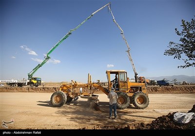 آیین شروع عملیات اجرای پروژه طرح ملی مسکن استان همدان