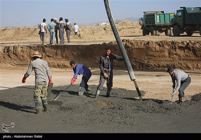 آیین شروع عملیات اجرای پروژه طرح ملی مسکن استان همدان