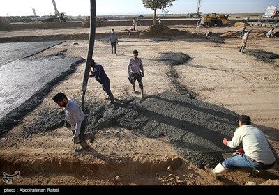 آیین شروع عملیات اجرای پروژه طرح ملی مسکن استان همدان