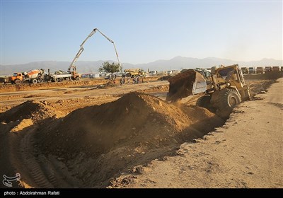 آیین شروع عملیات اجرای پروژه طرح ملی مسکن استان همدان