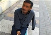 گدای معلول‌نما در قزوین دستگیر شد