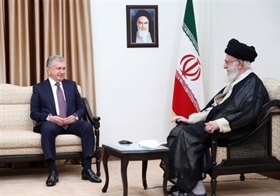  رئیس‌جمهور ازبکستان با رهبر انقلاب دیدار کرد 