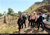 بازدید احمدی وحیدی کشور از مناطق سیل زده اردبیل