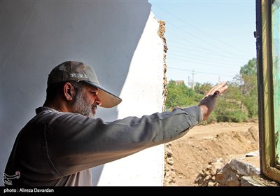 بازدید احمدی وحیدی کشور از مناطق سیل زده اردبیل