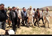 بازدید احمدی وحیدی کشور از مناطق سیل زده اردبیل