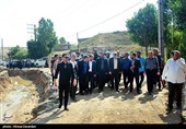 بازدید احمدی وحیدی کشور از مناطق سیل زده اردبیل