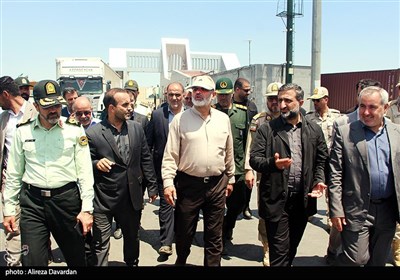 بازدید احمدی وحیدی کشور از پایانه مرزی بیله سوار‏