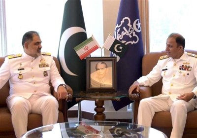  دریادار ایرانی با فرماندهان دریایی و هوایی ارتش پاکستان دیدار کرد 