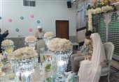 مراسم عقد آسان 45 زوج در آستان مقدس حضرت عبدالعظیم (ع) + فیلم
