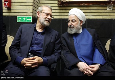 حسن روحانی و علی لاریجانی