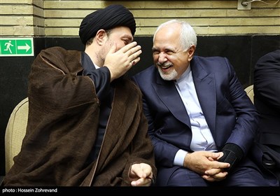 محمد جواد ظریف و سید حسن خمینی