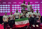 نایب قهرمانی تیم گراپلینگ ایران در آسیا