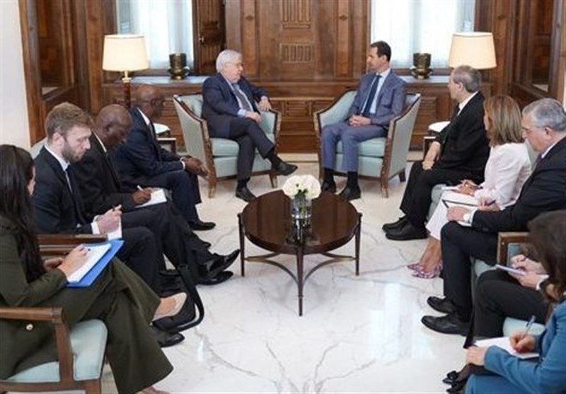 اسد در دیدار نماینده دبیر کل سازمان ملل: پرونده آوارگان سوری را سیاسی نکنید