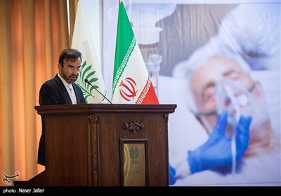رضا نجفی، معاون حقوقی و بین‌الملل وزارت امور خارجه در مراسم گرامیداشت قربانیان حمله شیمیایی سردشت