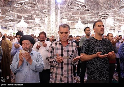 نماز عید سعید قربان در حرم مطهر رضوی 