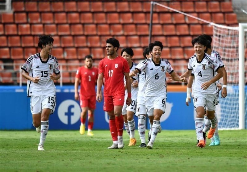 جام ملت‌های زیر 17 سال آسیا| شکست ایران مقابل ژاپن در نیمه اول