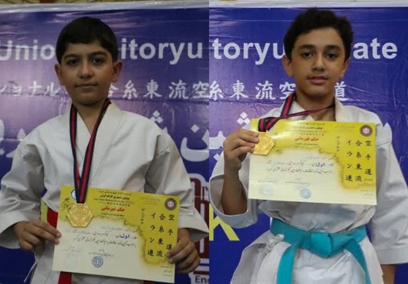نونهالان کاراته‌کار کرمانی قهرمان مسابقات کشوری استان فارس شدند