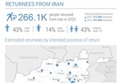 266 هزار پناهجوی افغان در 5 ماه گذشته از ایران خارج شدند