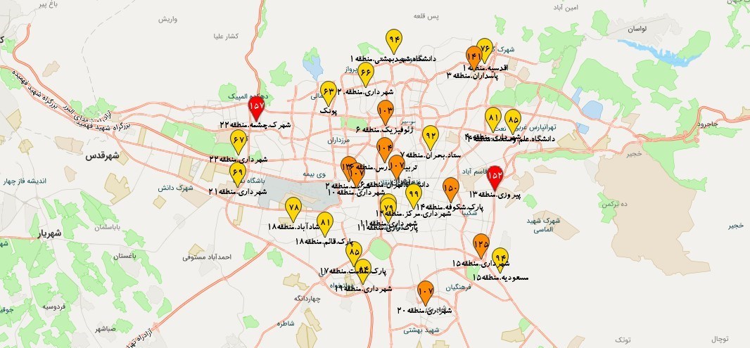 کیفیت هوای تهران , شرکت کنترل کیفیت هوا , 