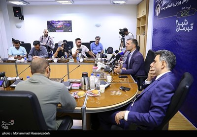 نشست خبری حسین اوجاقی مدیرعامل سازمان ورزش شهرداری تهران