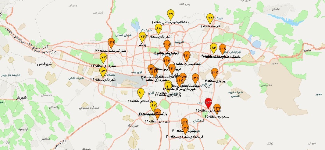 کیفیت هوای تهران , شرکت کنترل کیفیت هوا , 