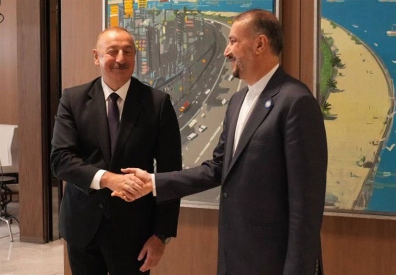 دیدار امیرعبداللهیان با رئیس جمهور آذربایجان