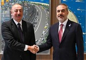 دیدار وزیر خارجه ترکیه با رئیس جمهور آذربایجان