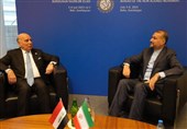 دیدار وزرای خارجه ایران و عراق در باکو